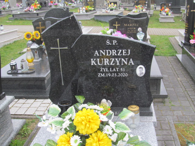 Andrzej Kurzyna 1968 Bukowa - Grobonet - Wyszukiwarka osób pochowanych
